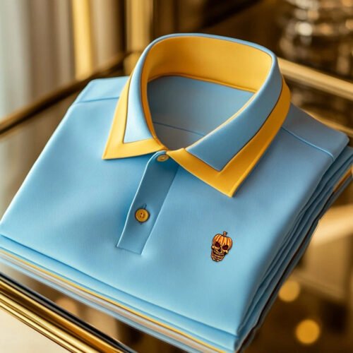 20.jpg Men's Artistic Button Short Sleeve Business Casual Polo Shirt