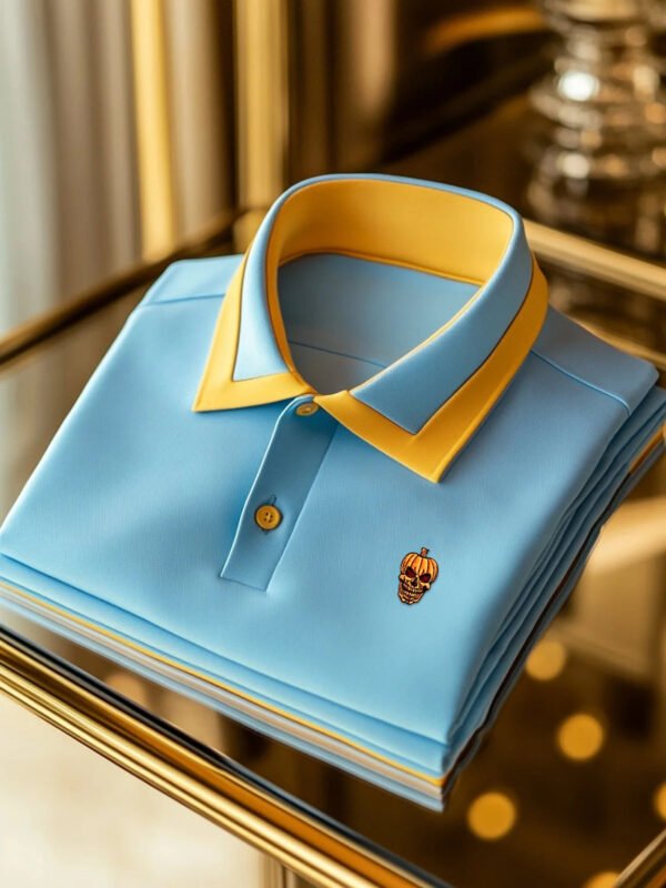 20.jpg Men's Artistic Button Short Sleeve Business Casual Polo Shirt