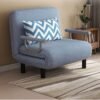 Folding Sofa Bed Leisure Recliner Fabric Breathable Lazy Sofa