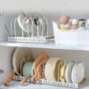 Expandable Pan and Lid Organizer Rack