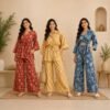 10_7e3eea04-7608-48c2-83e9-814b7d5a6878.jpg Printed Co-Ord | Pack of 3 | Casual Ethnic Fusion Wear | CC-017