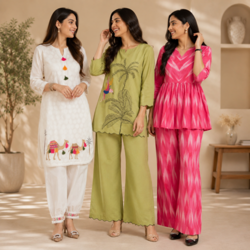 10_9f534bee-a226-48af-b98a-285b973d1f56.png 3 Women's Co-Ord Set Outfit | Daily Wear ( CS-4 )