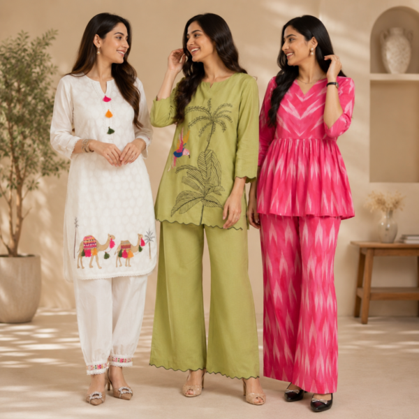 10_9f534bee-a226-48af-b98a-285b973d1f56.png 3 Women's Co-Ord Set Outfit | Daily Wear ( CS-4 )