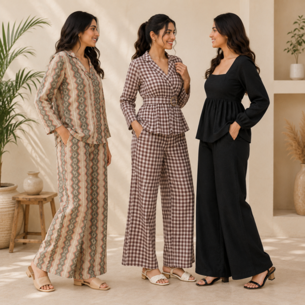 11_4716f1ef-351f-454b-94f5-3a2a7579c6f1.png 3 Women's Trendy Casual Co-Ord Set ( T4 )