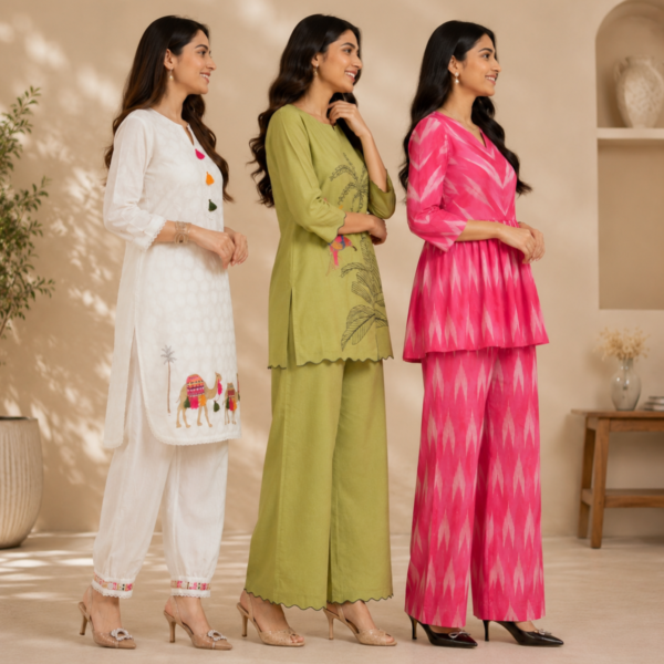 11_69234421-1df9-4b7b-a9e4-2c31c19676fa.png 3 Women's Co-Ord Set Outfit | Daily Wear ( CS-4 )