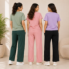 Women's Casual T-Shirt with Trouser Set ( T-4 )