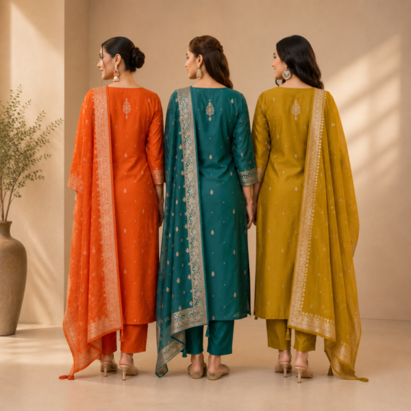 3 Cotton Combo Full Set  - Perfect For Every Occasion ( D-9 )