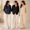 3 Linen Outfit Sets for Women ( L-5 )
