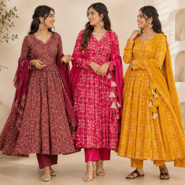 13_ac87d568-51e1-4d65-859e-956d145ad654.png 3 Anarkali Style Kurta Set with Dupatta ( A4 )