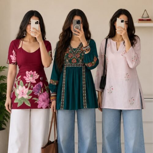 14_9b171f0b-ddc9-4bd1-9ea9-590ea300fda7.jpg 3 Short Kurtis, One Perfect Combo | SK-04