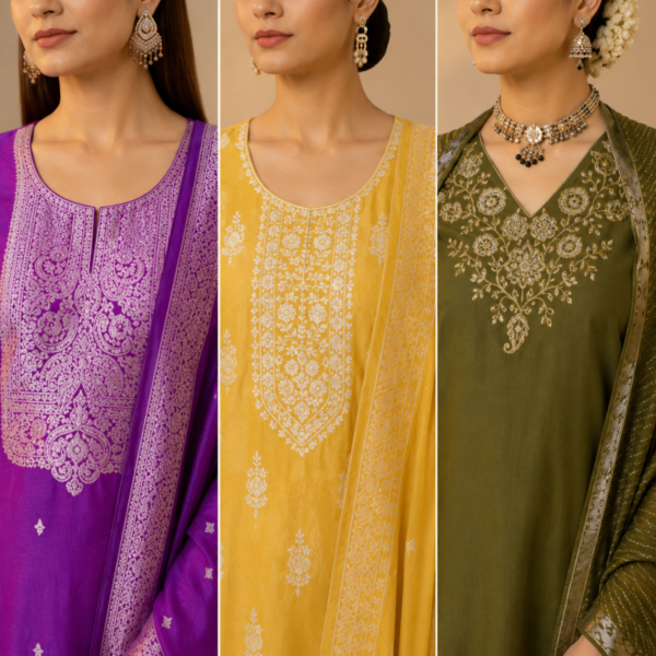 3 Cotton Combo Full Set - Perfect For Every Occasion ( D-10 )