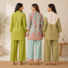 15_3fc29fdf-d778-46e3-ac20-0677645b2c61.png 3 Women's Cotton Co-Ord Set ( C5 )