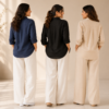 3 Linen Outfit Sets for Women ( L-5 )