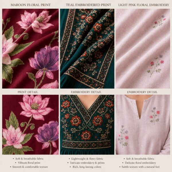 3 Short Kurtis, One Perfect Combo | SK-04