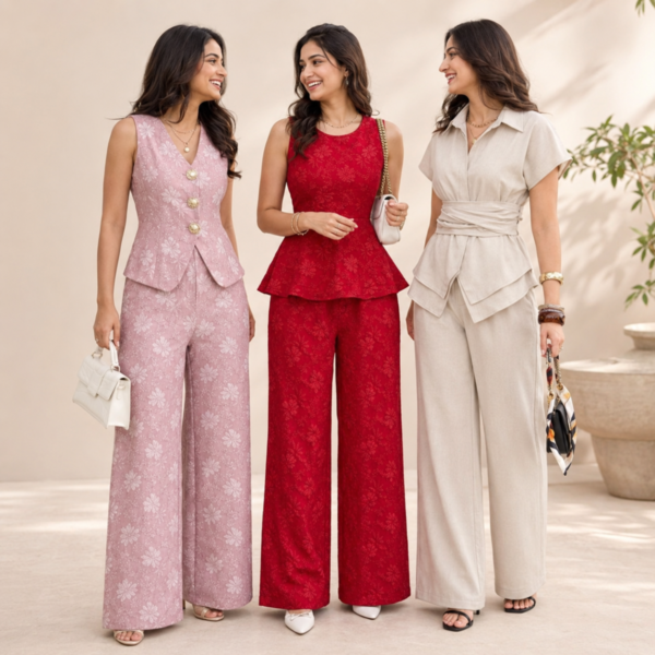 3 Women's Trendy Casual Co-Ord Set ( T1 )