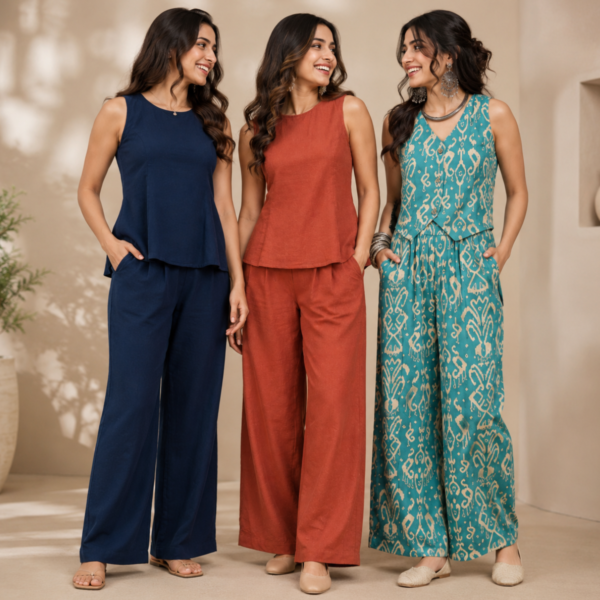 1_2aa5f626-f259-4dc0-bab5-c65bc23f3511.png 3 Women's Co-Ord Set Outfit | Daily Wear ( CS-1 )