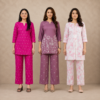 1_5dd492d8-70f8-468d-8131-559d29c1b135.png Printed Co-Ord | Pack of 3 | Casual Ethnic Fusion Wear | CC-013