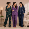 3 Cotton Night Suit For Women (N-10)
