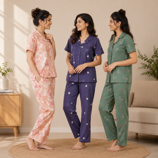 23_4f944410-7cc6-4ee8-9af4-da2e9a33be97.png 3 Combo Cotton Night Suits (C-8)