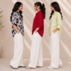 3 Linen Outfit Sets for Women ( L-10 )