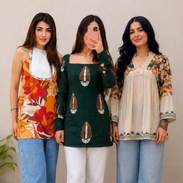 2_86845225-b5e9-41ac-af08-f98ddd80acd8.jpg 3 Short Kurtis, One Perfect Combo | SK-01