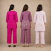 2_8e298022-2b15-4a18-9ad8-3370d1e16b1c.png Printed Co-Ord | Pack of 3 | Casual Ethnic Fusion Wear | CC-013