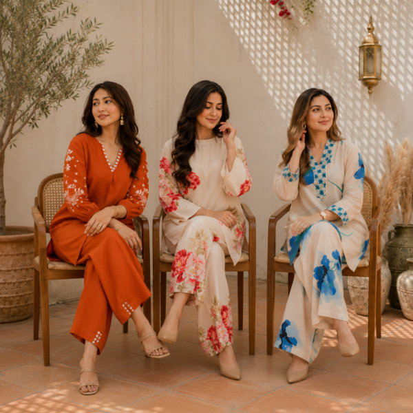 3_44a3daf0-5f5a-4d0e-9451-2a711b6a9208.png Printed Co-Ord | Pack of 3 | Casual Ethnic Fusion Wear | CC-012