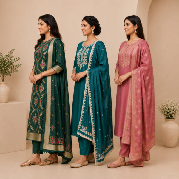3 Cotton Combo Full Set  - Perfect For Every Occasion ( D-7 )