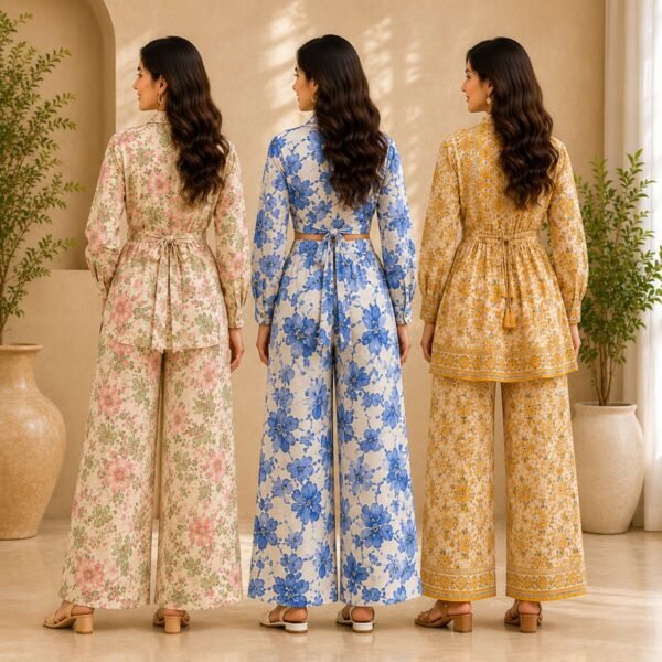 3_cc743ab6-87a3-493a-85d4-808adeeb9df6.jpg Printed Co-Ord | Pack of 3 | Casual Ethnic Fusion Wear | CC-016