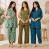 4_120df468-3261-4c73-8f6c-df6f0e2a24d3.png 3 Women's Cotton Co-Ord Set ( C2 )