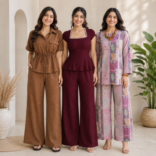4_b6ab7cf7-09d0-4ed2-bf42-eb7b48c11e6d.png 3 Women's Trendy Casual Co-Ord Set ( T2 )