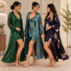 3 Soft Satin Nightwear ( N-2 )