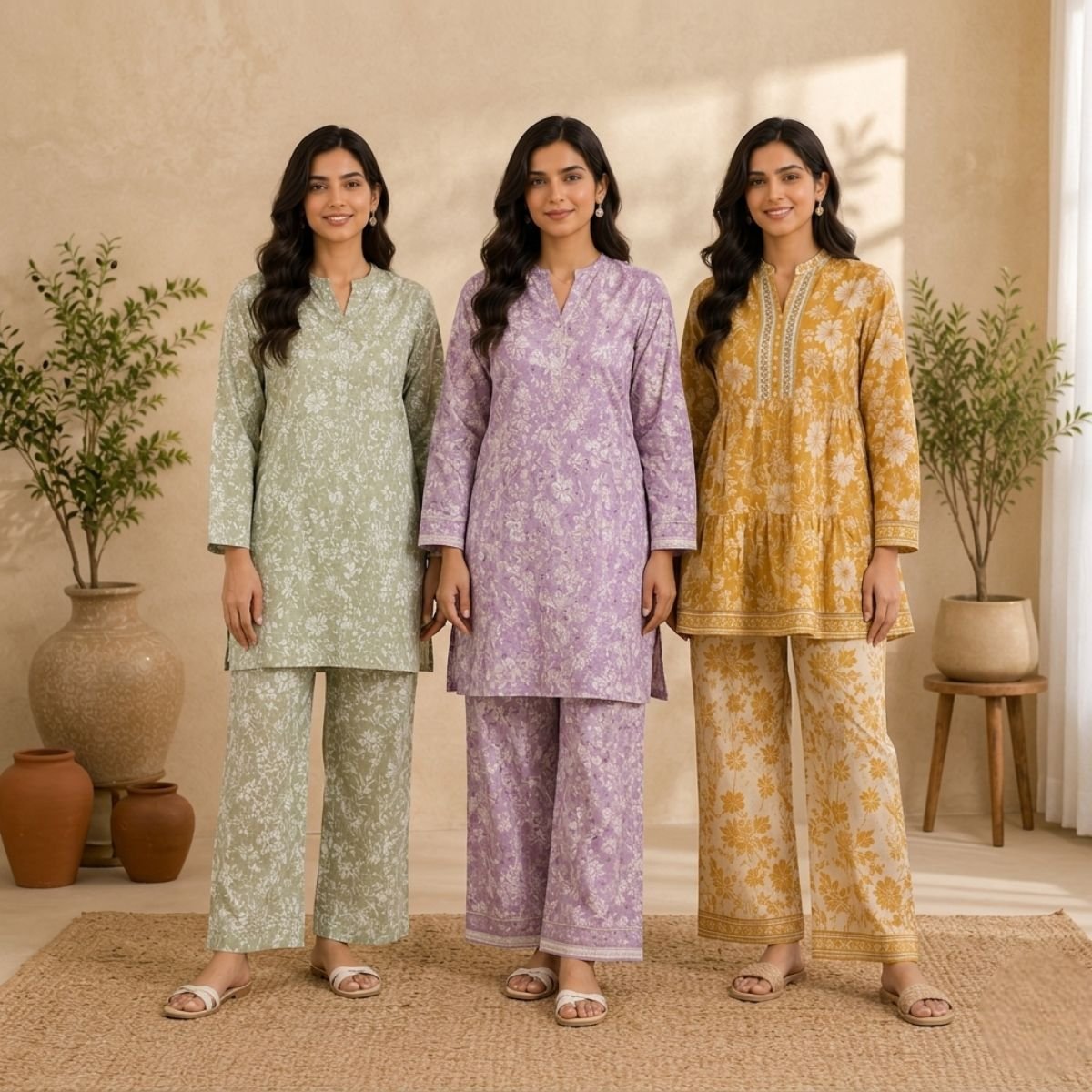 5_c7d957e8-e834-4b52-a92e-e4a3af0a3765.jpg Printed Co-Ord | Pack of 3 | Casual Ethnic Fusion Wear | CC-017