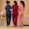 3 Cotton Night Suit For Women (N-9)