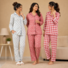 3 Cotton Night Suit For Women (N-8)