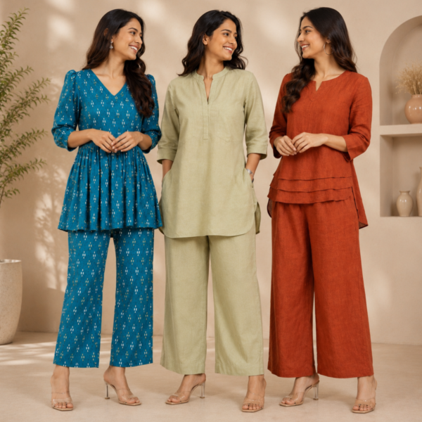 7_cc99335a-414b-476c-901f-9dfdb34d64ca.png 3 Women's Co-Ord Set Outfit | Daily Wear ( CS-3 )