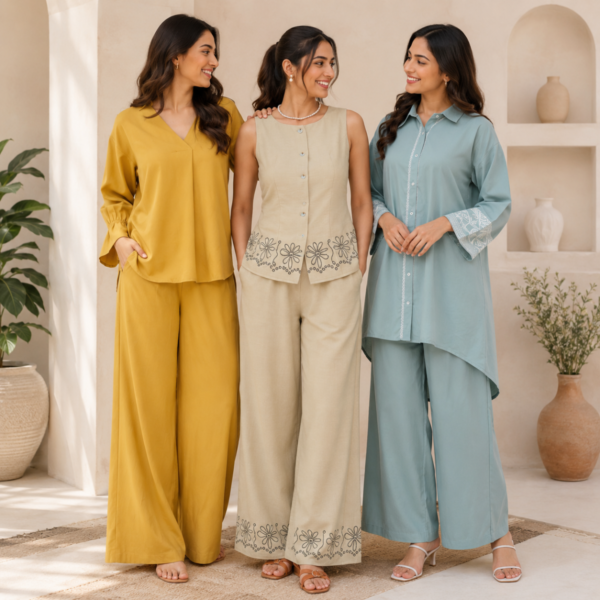 3 Women's Trendy Casual Co-Ord Set ( T3 )