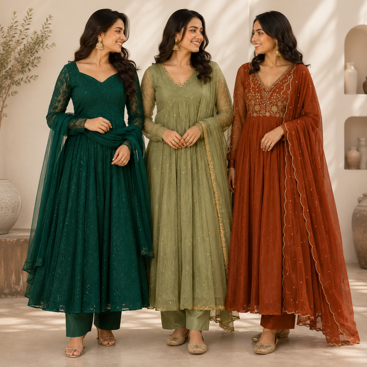 9_0ec1c725-5c61-489e-94e2-8ecbf5ea56cb.png 3 Anarkali Style Kurta Set with Dupatta ( A3 )
