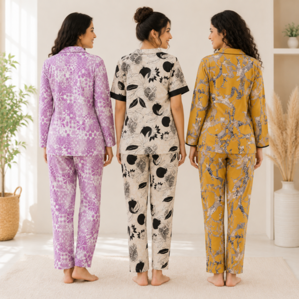 9_32067c7e-7f5d-4930-9bd6-393ae0133dea.png 3 Women's Cotton Nightwear Set ( N-3 )