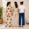Women's Casual T-Shirt with Trouser Set ( T-3 )