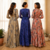 3 Women’s Printed Maxi Dress Collection ( P7 )