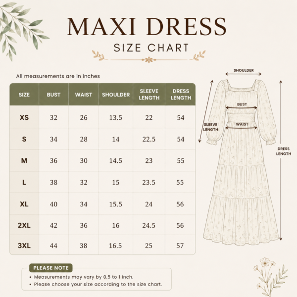 3 Women’s Printed Maxi Dress Collection ( P4 )