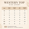 3 Women's Printed Western Top ( P3 )