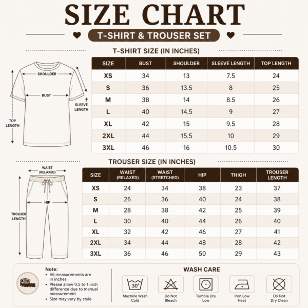Women's Casual T-Shirt with Trouser Set ( T-3 )
